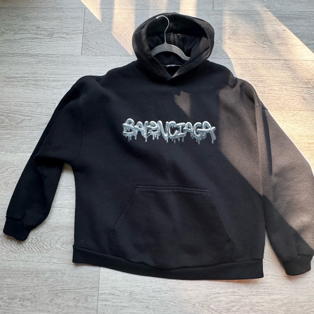 Black Hoodie by Balenciaga